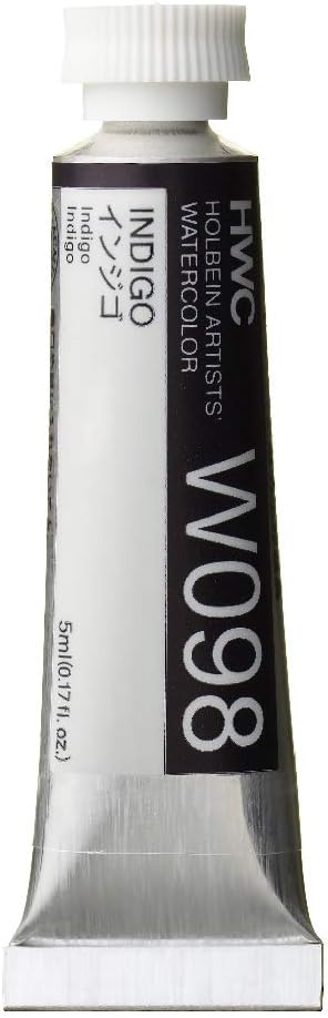 Rakuten - 【訳あり】ホルベイン 透明水彩絵具 5ml W098 インジゴ X0015LIPOB B001UNLX8Y