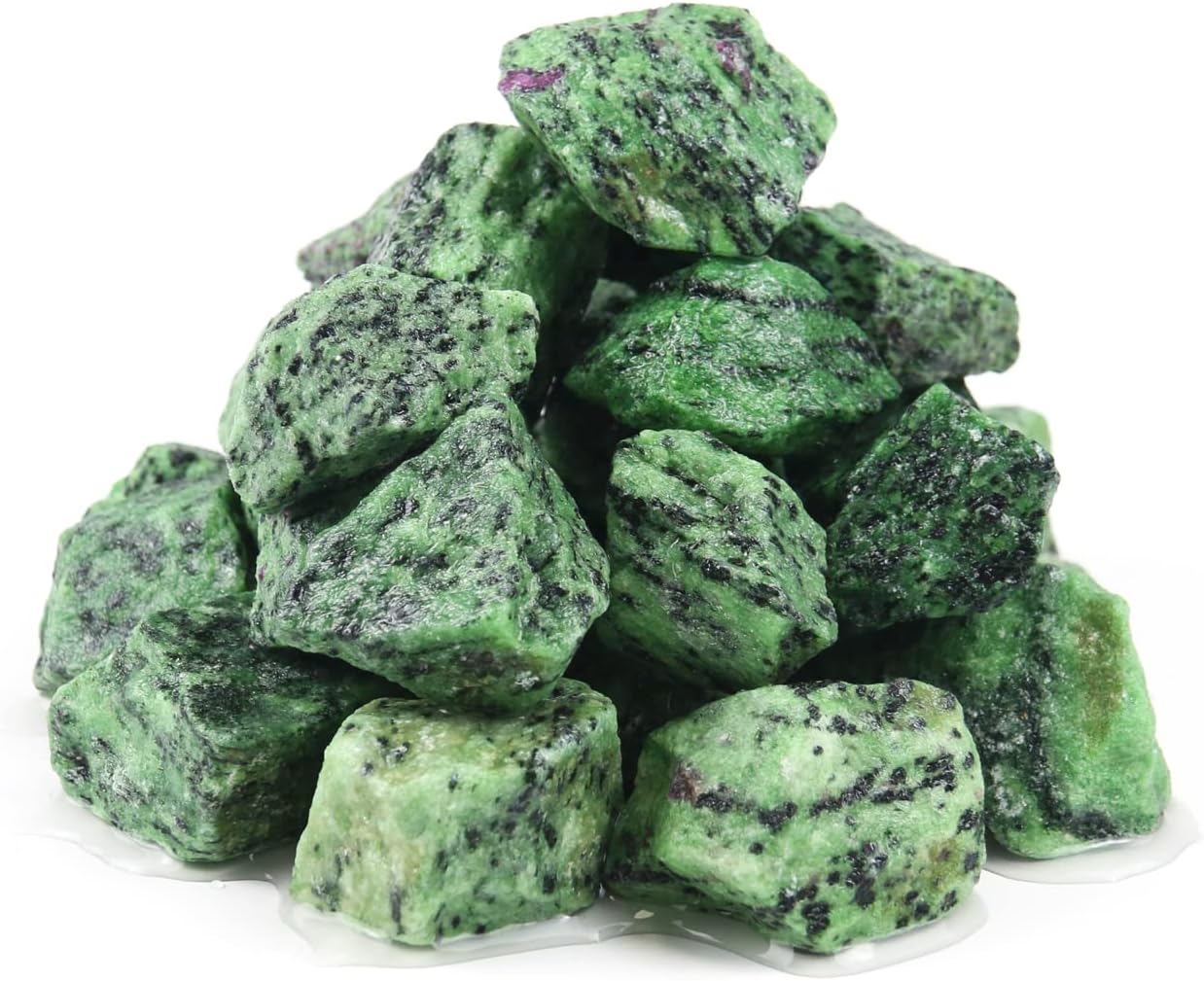 【訳あり】Nvzi 生ルビーゾイサイト、クリスタルとヒーリングストーン、バルククリスタル、タンブリング用岩、生クリスタルバルク、アマセシスクリスタル、装飾用方解石クリスタル、ウィッカ、レイキ、チャクラ、エネルギー(1LB) B0B42B9XWS