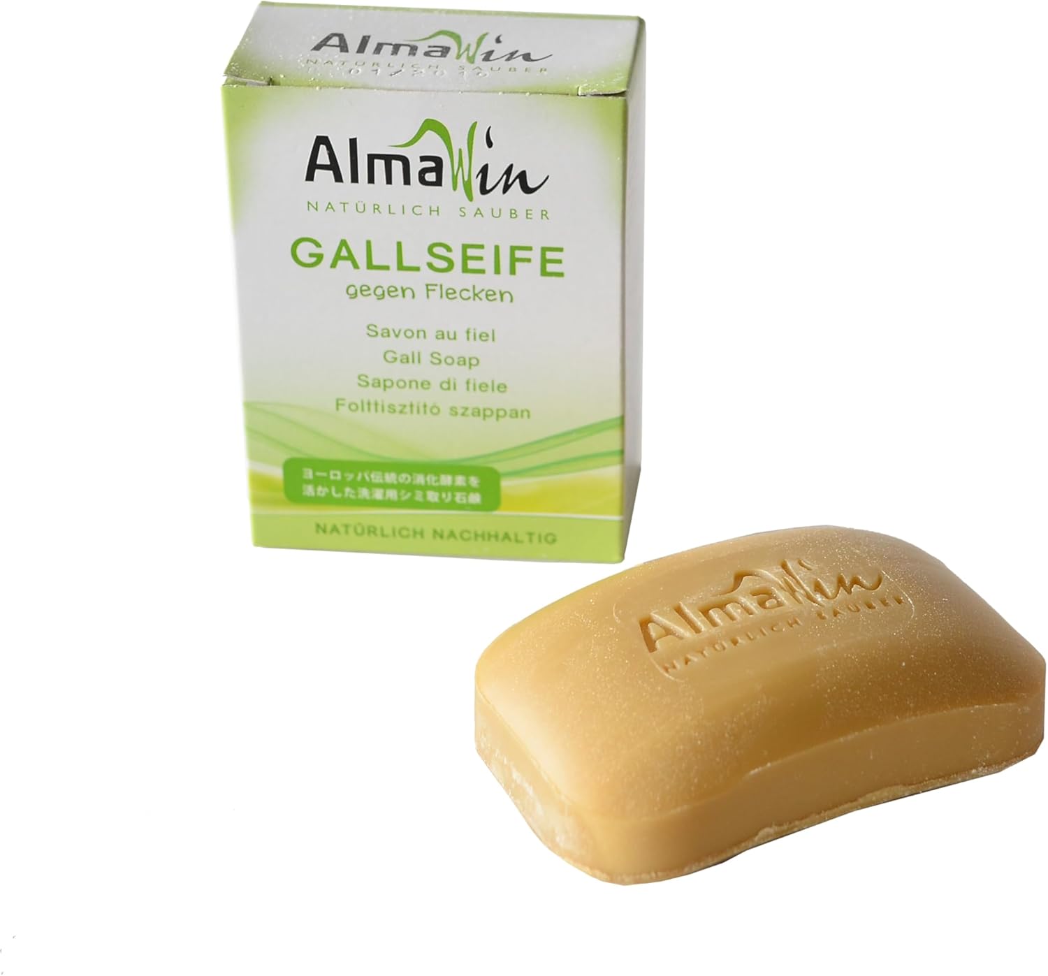Rakuten - 【訳あり】アルマウィン(AlmaWin) ゴールソープ しみとり用固形石けん100g しみ抜き シミ取り シミ抜き 洗濯用 石けん 石鹸 緑 B00MM8S4F6 4019555705045