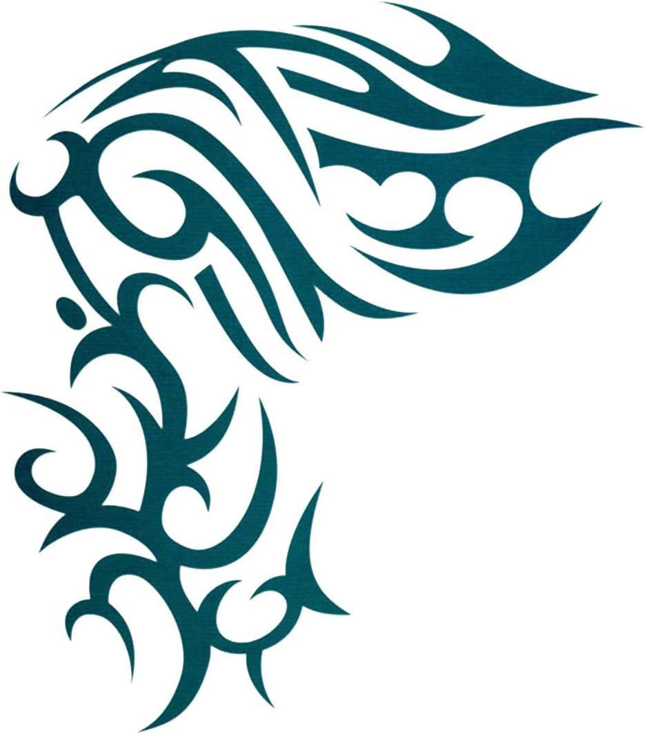 【訳あり】［THE FANTASY］ タトゥーシール 龍 鯉 鳳凰 虎 トライバル 大型・A4 (mqc01l) B07VSN5ZLY X0019K7TKT
