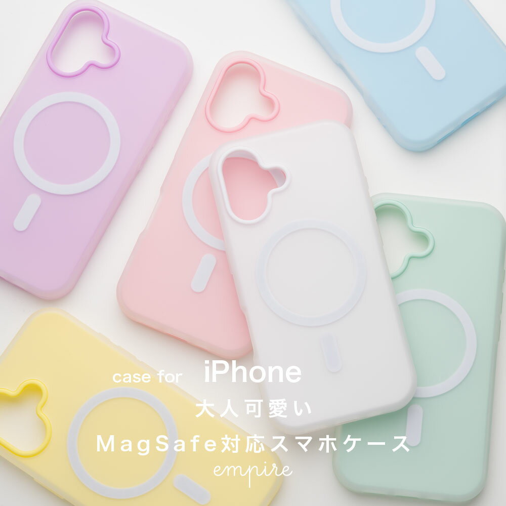 Rakuten - iPhone16 15 14 13 ケース MagSafe対応 ハイブリッド 透明 クリア 大人 かわいい おしゃれ カバー スマホケース empire