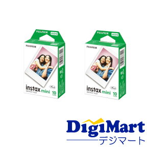 【マラソン期間中 エントリーで最大ポイント15倍】【送料無料】富士フイルム FUJI instax mini チェキ用フィルム 10枚入り×2パック【メール便】