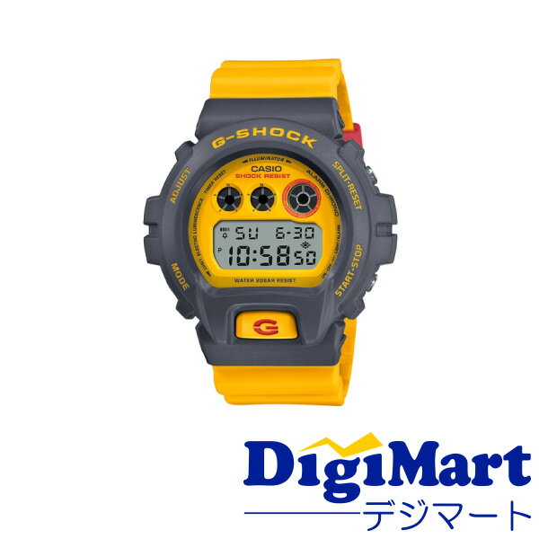 【送料無料】カシオ CASIO G-SHOCK DW-6900Y-9JF スポーティカラー イエロー デジタル腕時計【新品 国内正規品】