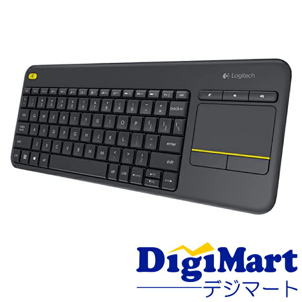 【5月25日限定 エントリーで2人に1人最大100 ポイントバック】【送料無料】ロジテック LOGITECH Wireless Touch Keyboard k400 Plus K400pBK ブラック 920-007173 ワイヤレスキーボード【新品 輸入品】ロジクール LOGICOOL