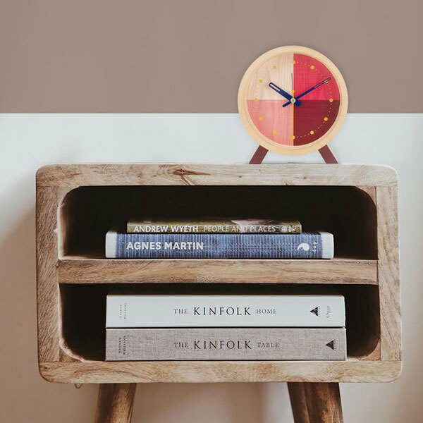 【30%OFF 訳あり】クラウドノラ フロール レッド 置時計 時計 とけい テーブルクロック おしゃれ アラーム CLOUDNOLA Flor Red Desk Clock [3]