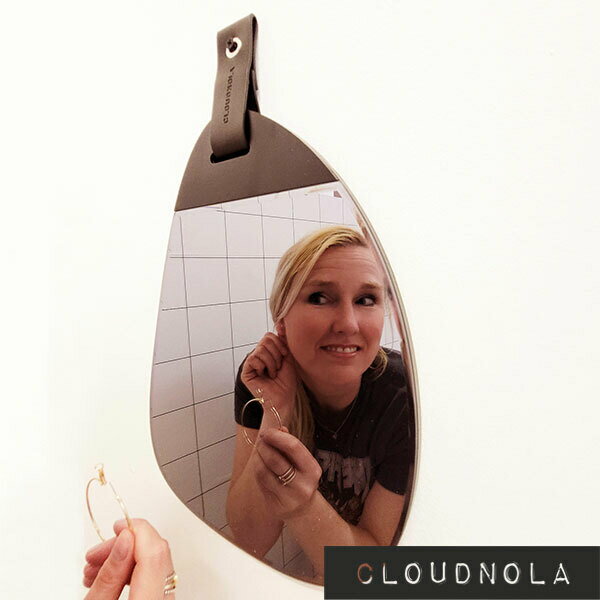 【30%OFF 訳あり】 クラウドノラ ストーン ミラー スモーク 鏡 かがみ カガミ 壁掛け 壁掛 壁掛ミラー 壁掛鏡 壁掛けミラー 壁掛け鏡 おしゃれ かわいい CLOUDNOLA Stone Mirror Smoke