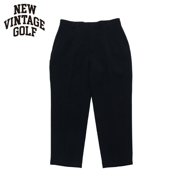 商品情報【 Material 】Polyester 100%【 Attention 】撮影条件やお客様のモニター環境により実際のお色と多少異なる場合がございます。NEW VINTAGE GOLF ニュービンテージゴルフ アクションスラックス パンツ NVG Action Slacks Pants(BLACK) NVG-0410 ストレッチ機能も兼ね備えビンテージゴルフウェアとの相性も良いゴルフスラックス 80年代を中心にアメリカのビジネスマンの間で大流行したアクションスラックスと呼ばれるパンツをゴルフ仕様にアップデート。ストレッチ機能も兼ね備えビンテージゴルフウェアとの相性も良いゴルフスラックスです。【 Material 】表地：Polyester 100%【 Size(cm) 】L：ウエスト:88 /わたり:36 /股下:69 /裾幅:44 cmXL：ウエスト:93 /わたり:37 /股下:71 /裾幅:46 cm 5