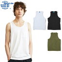 Good On(グッドオン) タンクトップ 無地 ノースリーブTシャツ ポケット GOST-1104P メンズ レディース おしゃれ カジュアル