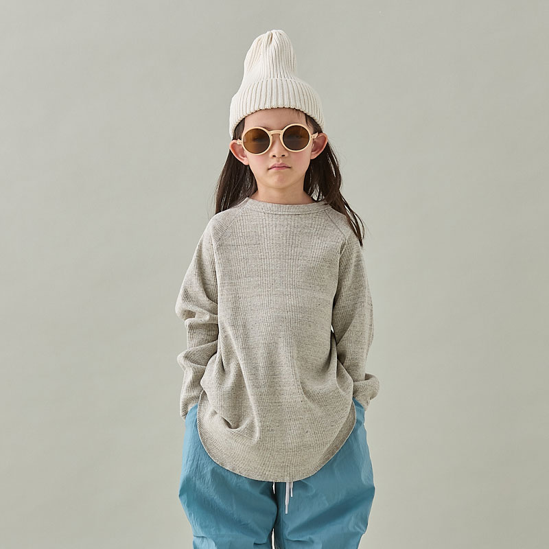 Rakuten - MOUN TEN. マウンテン ロングスリーブTシャツ ロンT 子供服 eco rib longsleeve(re-cotton) [MT100-1717a]