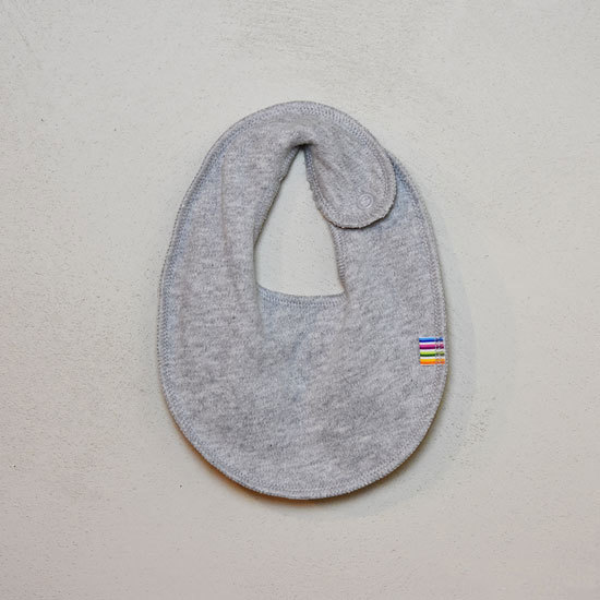 joha (ヨハ) ビブ スタイ よだれかけ 無地 ベビー グレー 出産祝い 赤ちゃん 新生児 男の子 女の子 プ..