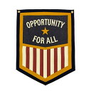 オックスフォードペナント キャンプフラッグ 旗 インテリア レトロ アート ディスプレイ アメリカ 壁掛け OXFORD PENNANT OPPORTUNITY FOR ALL Camp Flag(3)