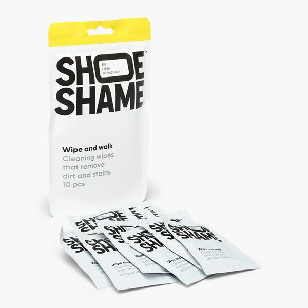 SHOE SHAME シューシェイム スニーカー ワイプ スニーカークリーナーシート ワイプ＆ウォーク クリーニングワイプ シューケア シュークリーナー 靴磨き 10枚入 スニーカー洗浄ウエットシート シューケア用品 SHOESHAME ギフト プレゼントのサムネイル