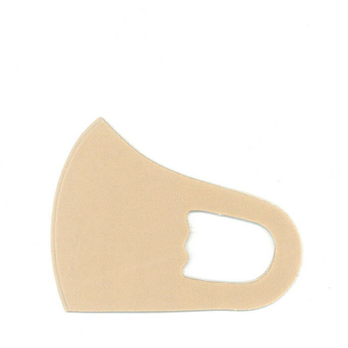 1枚 肌色 (ベージュ調) 幼児 洗える マスク 子供 縦11cm 薄さ 0.8mm 立体 3D 速乾 通気性良い 小さめ かわいい おしゃれ