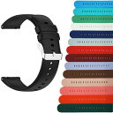 スマートウォッチ ベルト 18mm 20mm 22mm シリコン ベルト交換可能 スポーツ メンズ レディース