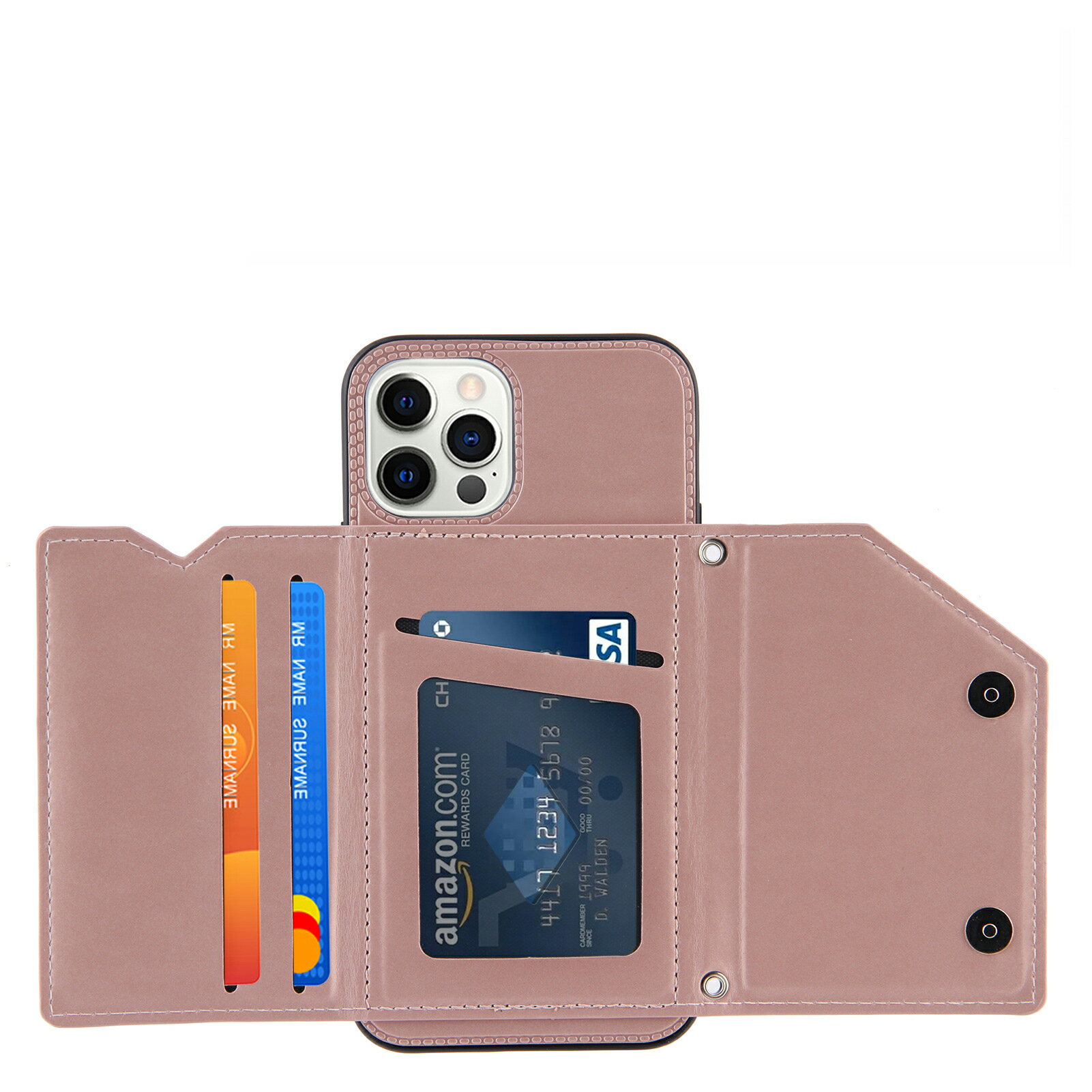 iphoneケース 手帳型 ショルダー ストラップ付き 背面 icカード カード収納 おしゃれ シンプル iphone13 / iphone13 mini / iphone12 mini