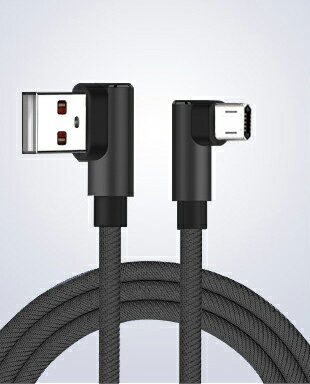両面 挿せる micro usb ケーブル l字 l型 1m 2m 3m