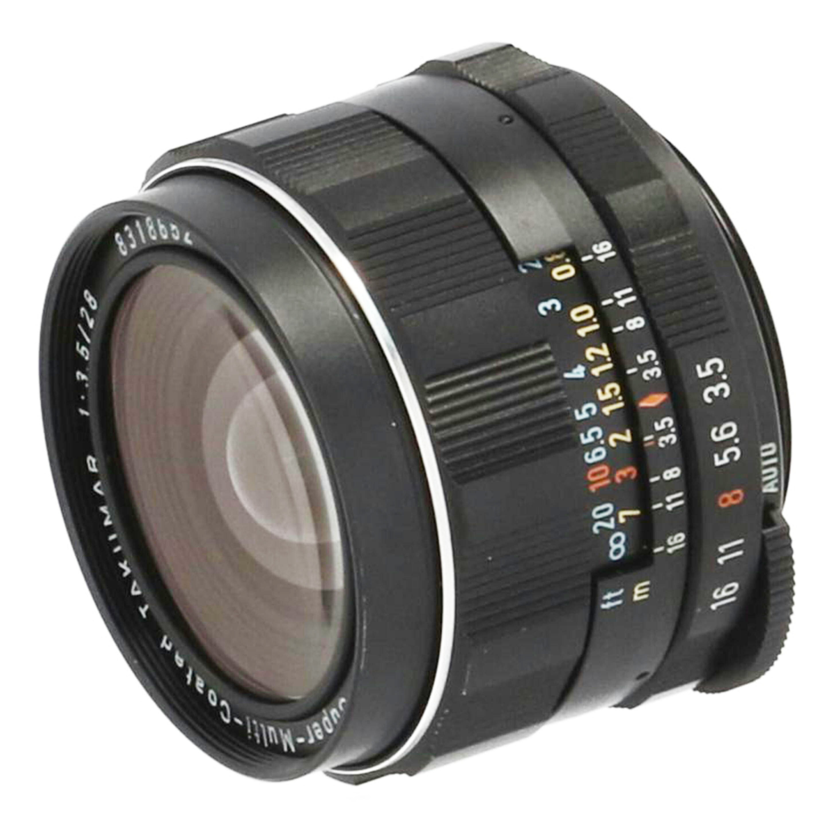 中古 交換レンズ/28mmPENTAX ペンタックスSMC T 28mm F3.5 8318652コンディションランク【C】（商品 No.77-0）