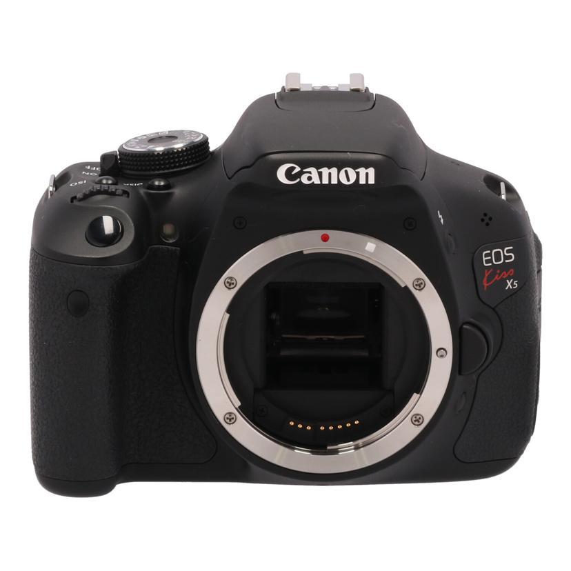 中古 デジタル一眼ボディCanon キヤノンEOS Kiss X5ボディ 21321076011574コンディションランク【B】（商品 No.64-0）