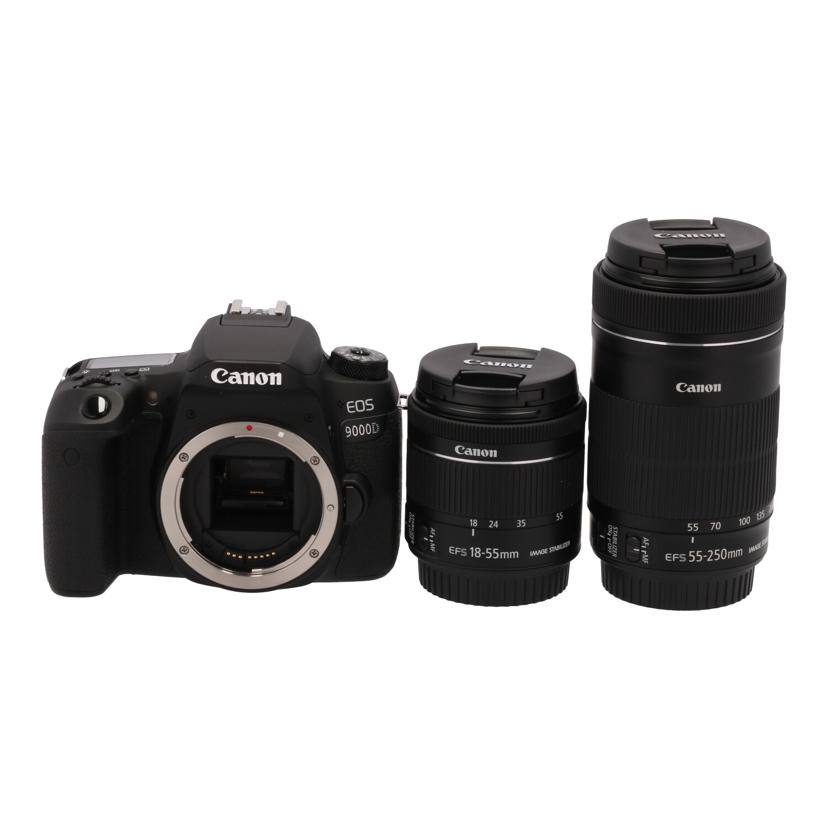 中古 デジタル一眼ダブルズームキットCanon キヤノンEOS 9000D ダブルズームキット 071031001026コンディションランク【B】(商品 No.06-0)