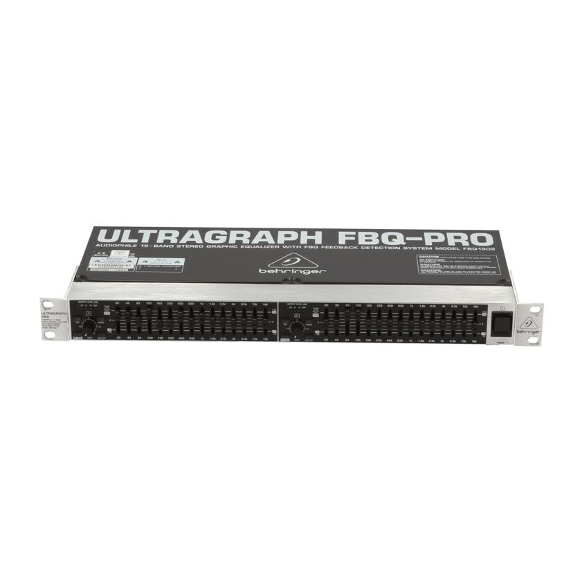 中古 グラフィックイコライザー/ULTRAGRAPH PROBEHRINGER ベリンガーFBQ1502 S1403557205コンディションランク【B】（商品 No.62-0）