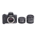 中古 ミラーレス一眼Canon キヤノンEOS Kiss M ダブルレンズキット 661043000258コンディションランク【B】(商品 No.85-0)