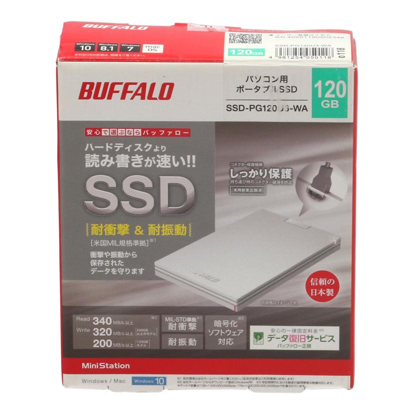  ݡ֥SSD 120GB ̤BUFFALO ХåեSSD-PG120U3-WA 40501190502346ǥ󥯡Sۡʾ No.75-0