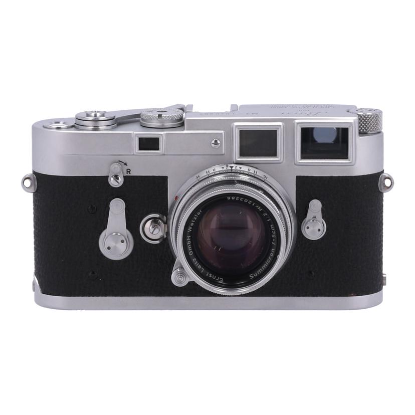 中古 レンジファインダーカメラ＋レンズLeica　 ライカ　M3+Summicron 5cmF2 1040887コンディションラ..