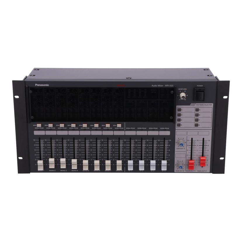中古 オーディオミキサーPanasonic パナソニック WR-X22 MC0651コンディションランク【B】(商品 No.84-0)