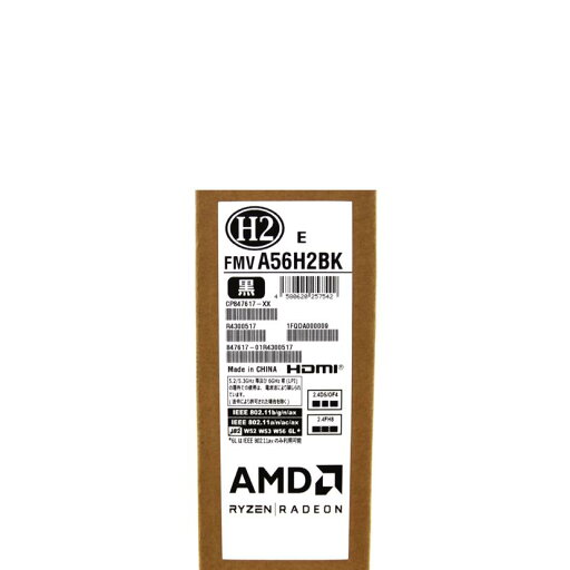 中古 パソコンFUJITSU フジツウFMVA56H2BK R4300517コンディションランク【S】(商品 No.75-0)