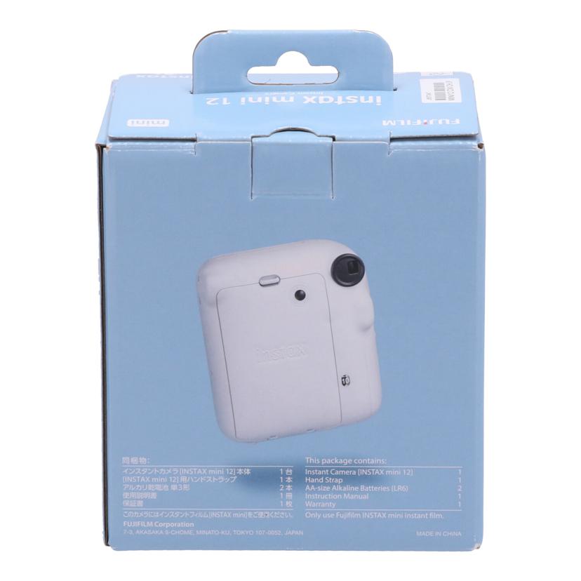 中古 インスタントカメラ/チェキ　未使用FUJIFILM 富士フイルム　instax mini12 J657247コンディションランク【S】（商品 No.77-0）