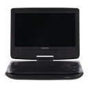 中古 ポータブルDVDプレーヤーGAUDI アフタービートGPD10BT1BK L0001907コンディションランク【B】(商品 No.65-0)