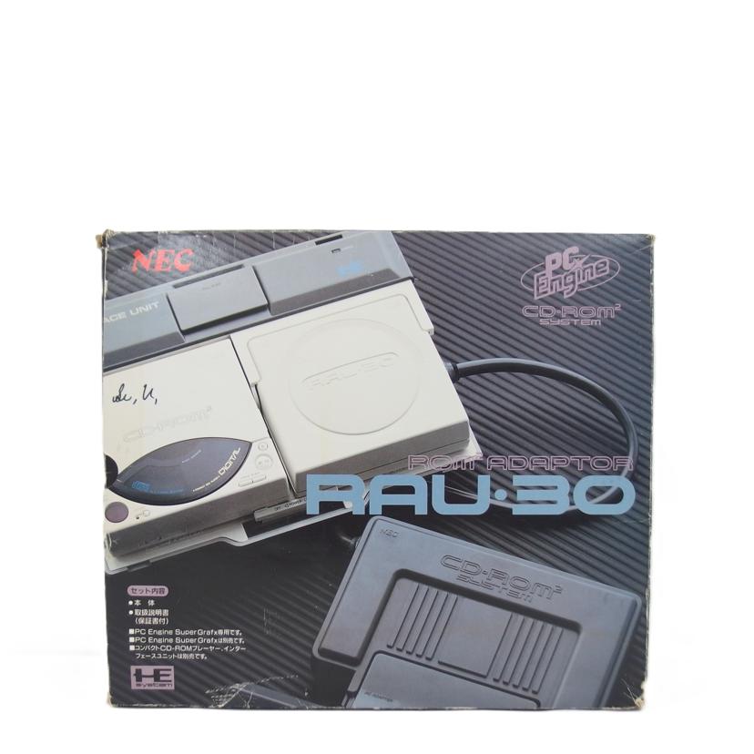 中古 PCエンジン　ROM2アダプターNECRAU-30 07030989Aコンディションランク【B】（商品 No.04-0）