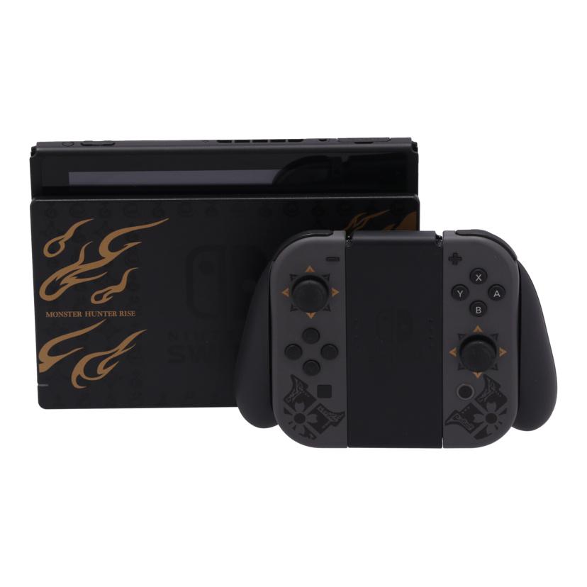 中古 Nintendo　Switch　本体　モンスターハンターライズ　スペシャルエディションNINTENDO 任天堂 ニンテンドー　HAD-S-KGAGL XKJ70069274766コンディションランク【AB】（商品 No.75-0）