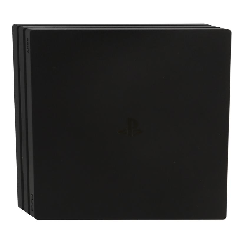 中古 PlayStation4 Pro 本体SONY ソニーCUH-7200BB01 5840688コンディションランク【B】（商品 No.84-0）