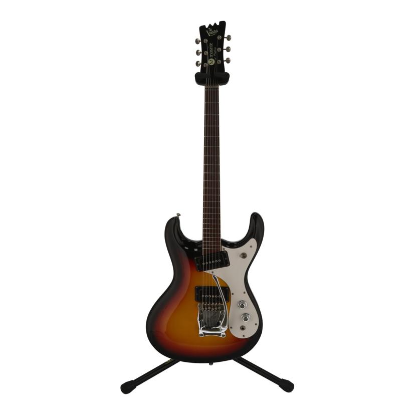 商品説明商品名エレキギターメーカーMosrite　型番THE VENTUERS MODEL製造NoコンディションランクBランク/スレ、汚れなど使用感はありますが、通常使用に問題のない状態です。付属品付属品の有無/有　内容は画像で確認ください。状態詳細ネックストレート、フレット減り無し、トラスロッド触ってません。使用頻度は低いようで目立つキズ無し、黒雲製商品についてこの商品は那珂店で取り扱いをしております。商品の詳しい状態や情報については、店舗へお気軽にお問い合わせくださいませ。1.中古品になりますので、商品によっては細かな調整が必要な場合があります。また、新品購入時に受けられる保証やユーザー登録等のメーカーサイトサービスについては、受けられない可能性がありますので予めご了承ください。2.商品発送につきましては、梱包サイズの3辺合計160cm以上、もしくは25kgを超える場合は時間指定が出来ませんのでご了承ください。3.掲載商品は、当社が運営する実店舗でも並行販売もしております。そのため、ご注文できた場合でも在庫確認のタイムラグにより商品が欠品する場合がございます。在庫状況については細心の注意を払っておりますが、万が一売り違い等が発生した場合はご購入をキャンセルとさせていただく場合がございます。ご注文については、当店からの【ご注文ありがとうございます】メールが送信された時点で確定とさせていただきます。常に最新の在庫をご案内するよう心掛けておりますが、ご理解くださいますようお願い申しあげます。4.中古品の特性上、展示・保管状態により写真には見られない多少のスレや傷などが発生する場合がございます。商品状態は1点1点、傷・汚れなどの状態チェックをし、状態の記載と画像の記載を心がけておりますが、細かい部分の見落としや、目に見えない部分の劣化が進行している場合も考えれられます。その旨ご理解いただき、ご購入を検討下さいますようお願い申し上げます。中古 エレキギターMosrite/モズライトTHE VENTUERS MODELコンデションランク【B】https://image.rakuten.co.jp/digirex/cabinet/6457/17/103