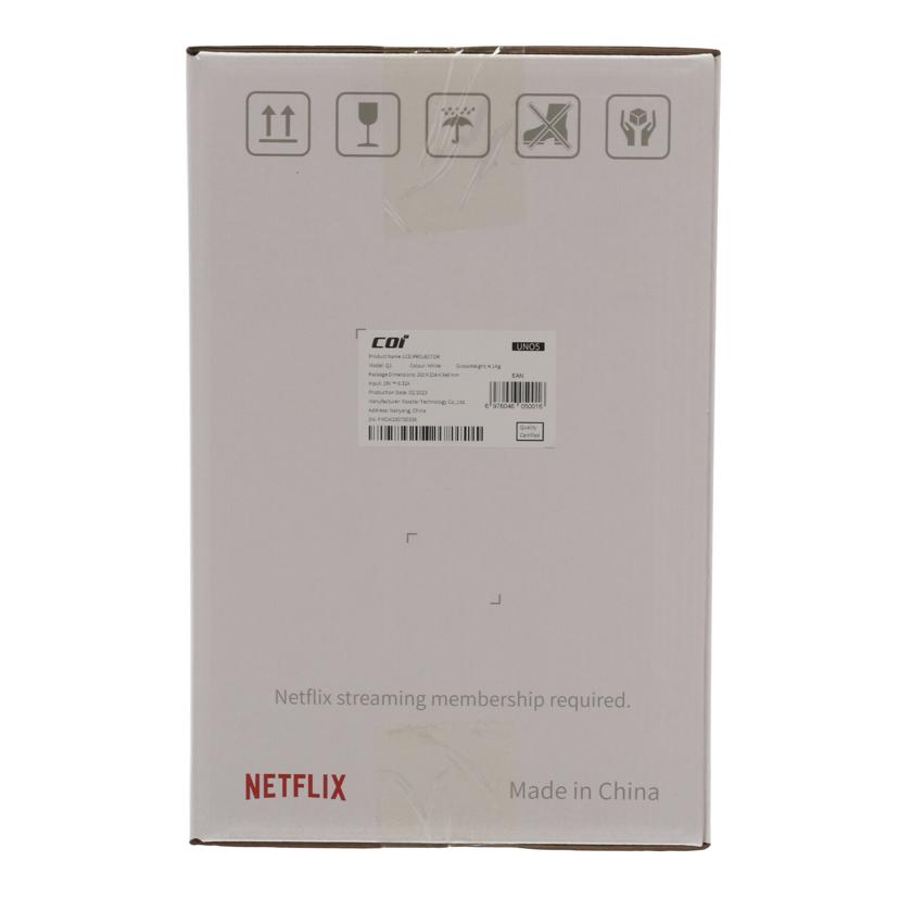 中古 LCDプロジェクター未使用Coi シーオーアイUNO5 Q1 FMCW230700336コンディショ...