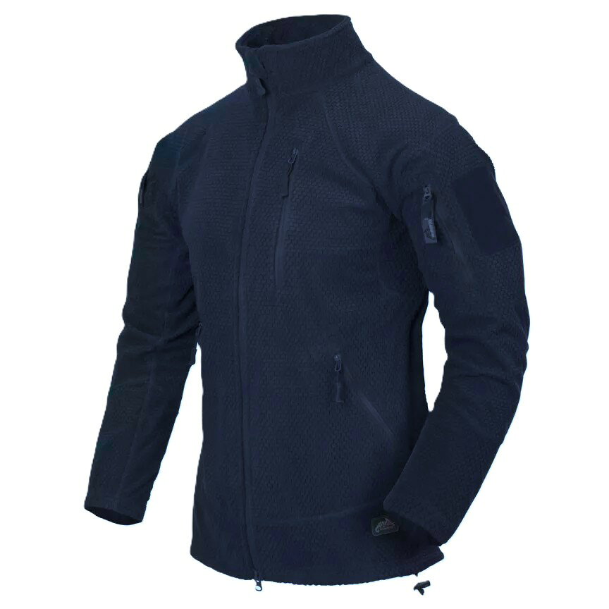 Rakuten - HELIKON-TEX ジャケット ALPHA TACTICAL JACKET グリッドフリース BL-ALT-FG [ ネイビーブルー / レギュラー/Lサイズ ] ヘリコンテックス アルファ タクティカル グリッド フリース GRID FLEECE 軍用 ジャンパー ブルゾン ミリタリー アーミー コンバット バトル