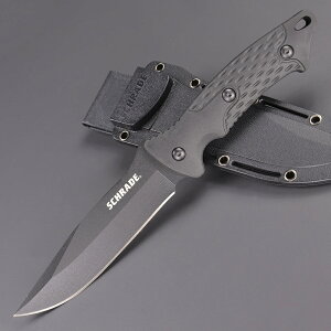 SCHRADE アウトドアナイフ SCHF30 高炭素鋼ステンレス シュレード シースナイフ キャンプナイフ 登山 釣り フルタング カイデックスシース ドロップポイント 固定刃 直刃 刃物 渓流ナイフ