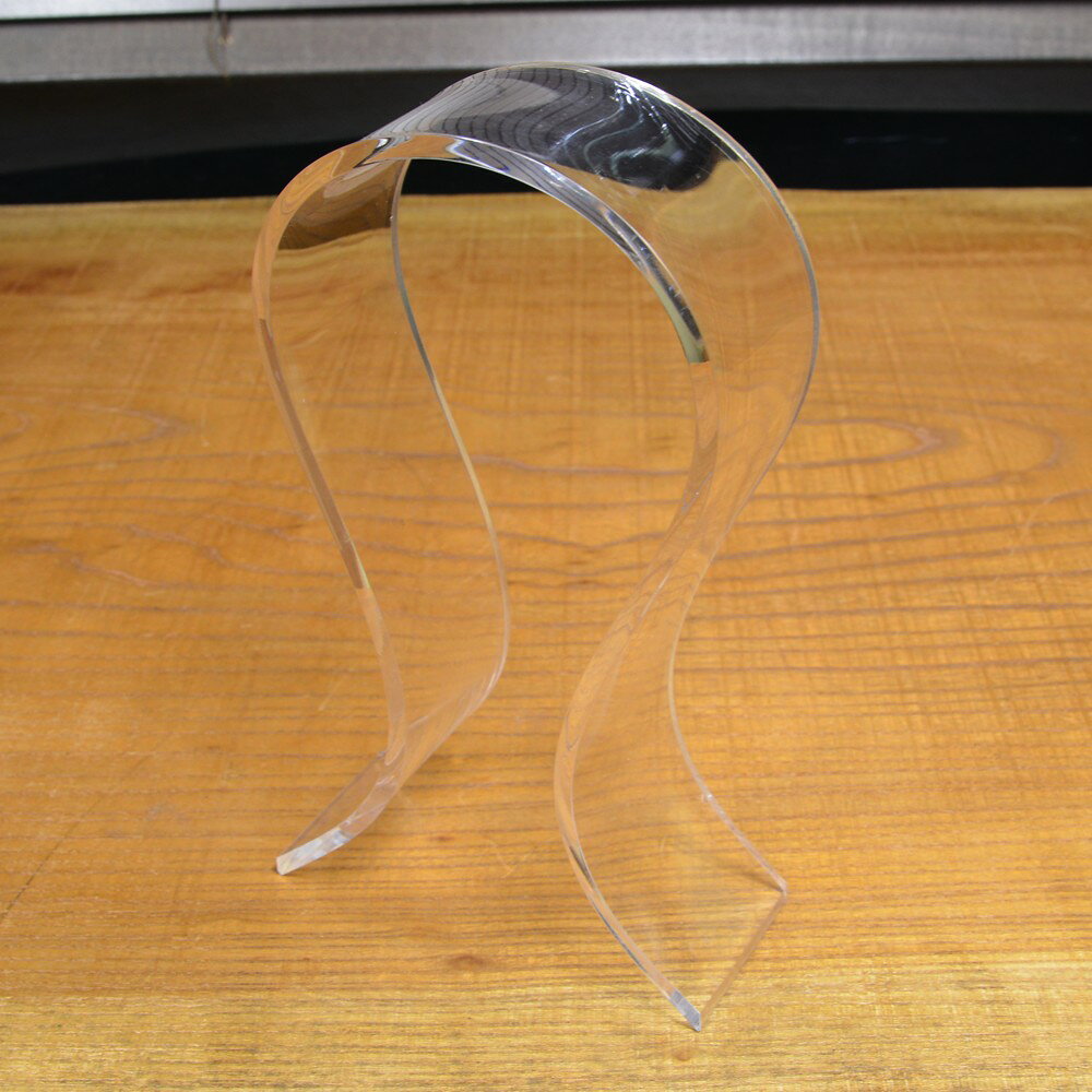 ヘッドホンスタンド オメガ型 イヤーマフスタンド プラスチック製 ナイフディスプ...