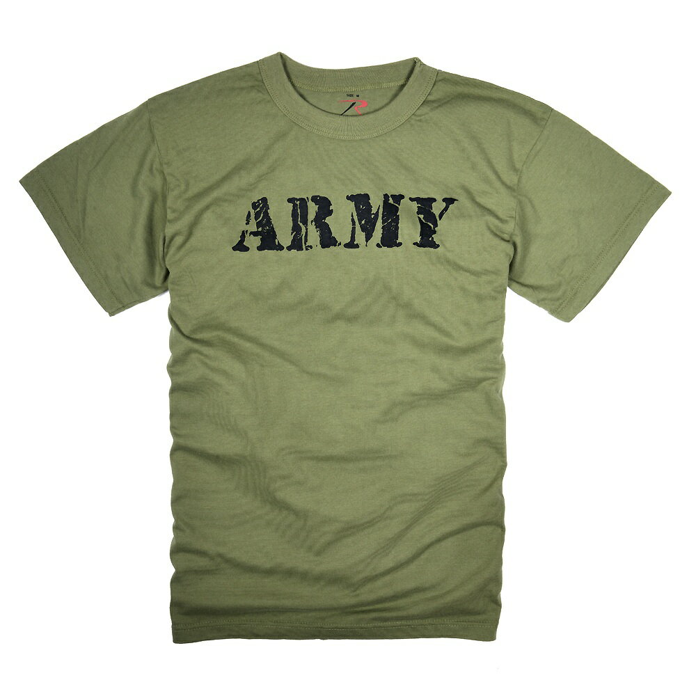 Rothco Tシャツ 半袖 ARMY [ Sサイズ ] 半袖Tシャツ 軍服 戦闘服 BDU ACU アーミー コンバット ファティーグ タクティカル アーミーコンバットユニフォーム バトルドレスユニフォーム