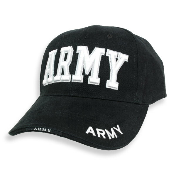 ロスコ Rothco キャップ ARMY 9385 ブラック |Rothco ベースボールキャップ 野球帽 メンズ ワークキャップ ミリタリーハット ミリタリーキャップ 帽子 通販 販売 軍用帽