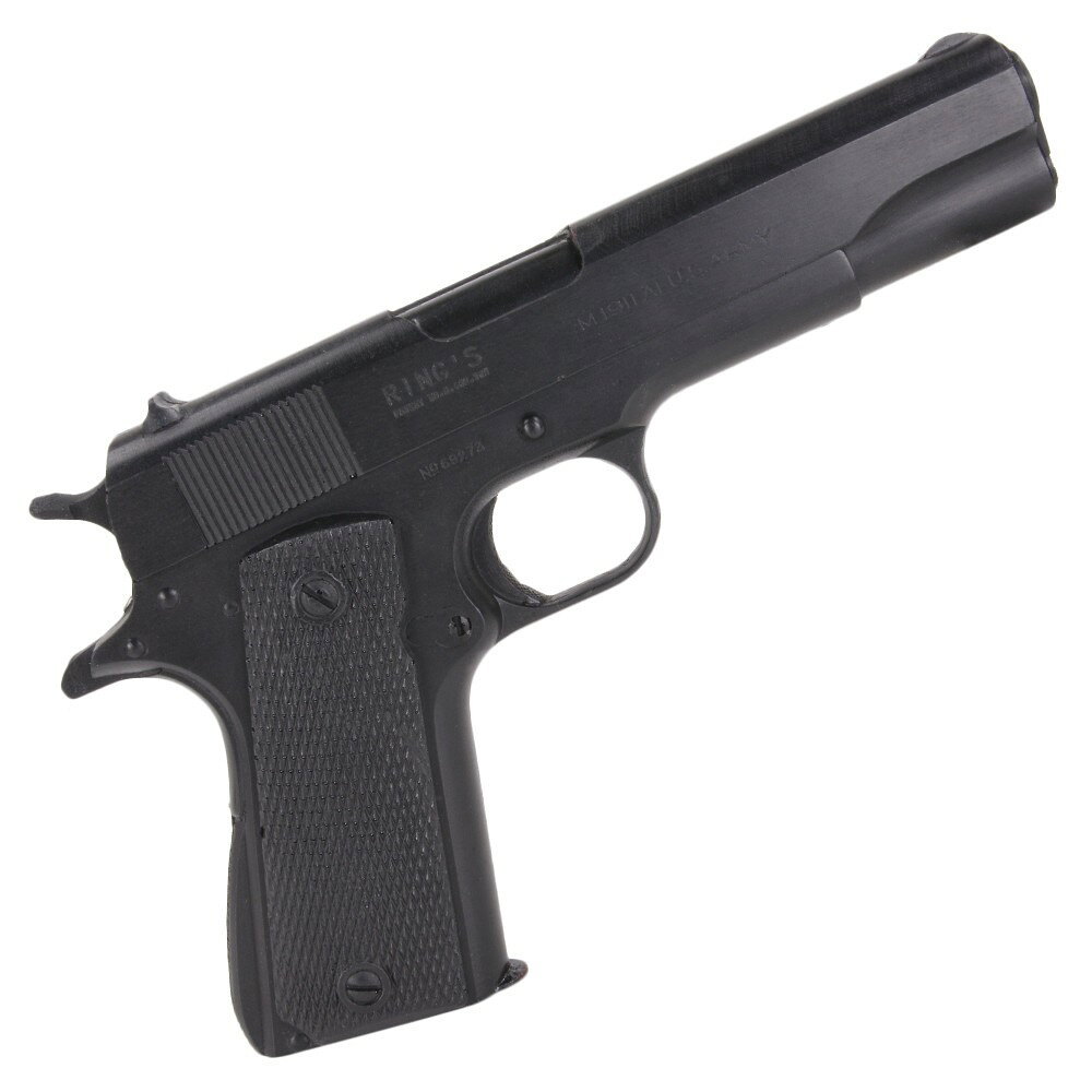 ミリタリーショップ レプマートのBLUEGUNS トレーニングガン COLT 1911 ブラック FS1911B コルト training black 黒 模造銃 訓練用拳銃 トレーニング用 訓練用 練習用 模擬 ダミー レプリカ 警察用品 警察装備 LE装備 ローエンフォースメント 法執行官 FBI CIA ポリスコスチューム コレクション｜アングル2