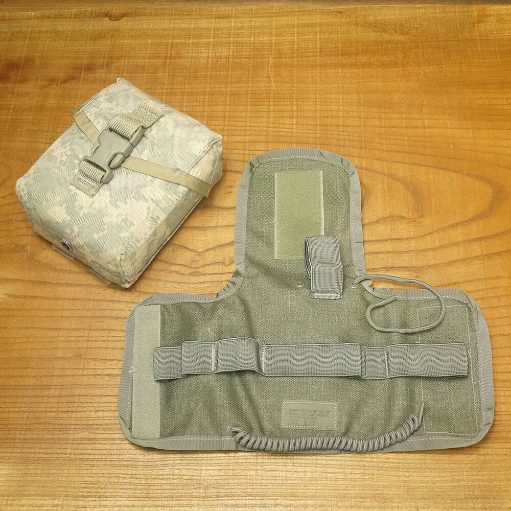 ミリタリーショップ レプマートの米軍放出品 IFAKポーチ&インサート ACU/UCPデジタル迷彩 SEKRI [ 難あり ] 米軍 セット メディックポーチ メディカルポーチ ミリタリーサープラス セクリー 迷彩 応急処置 EMTポーチ EMSポーチ 救急ポーチ ミリタリーポーチ 軍用ポーチ ミリタリーグッズ 米軍サープラス｜アングル2