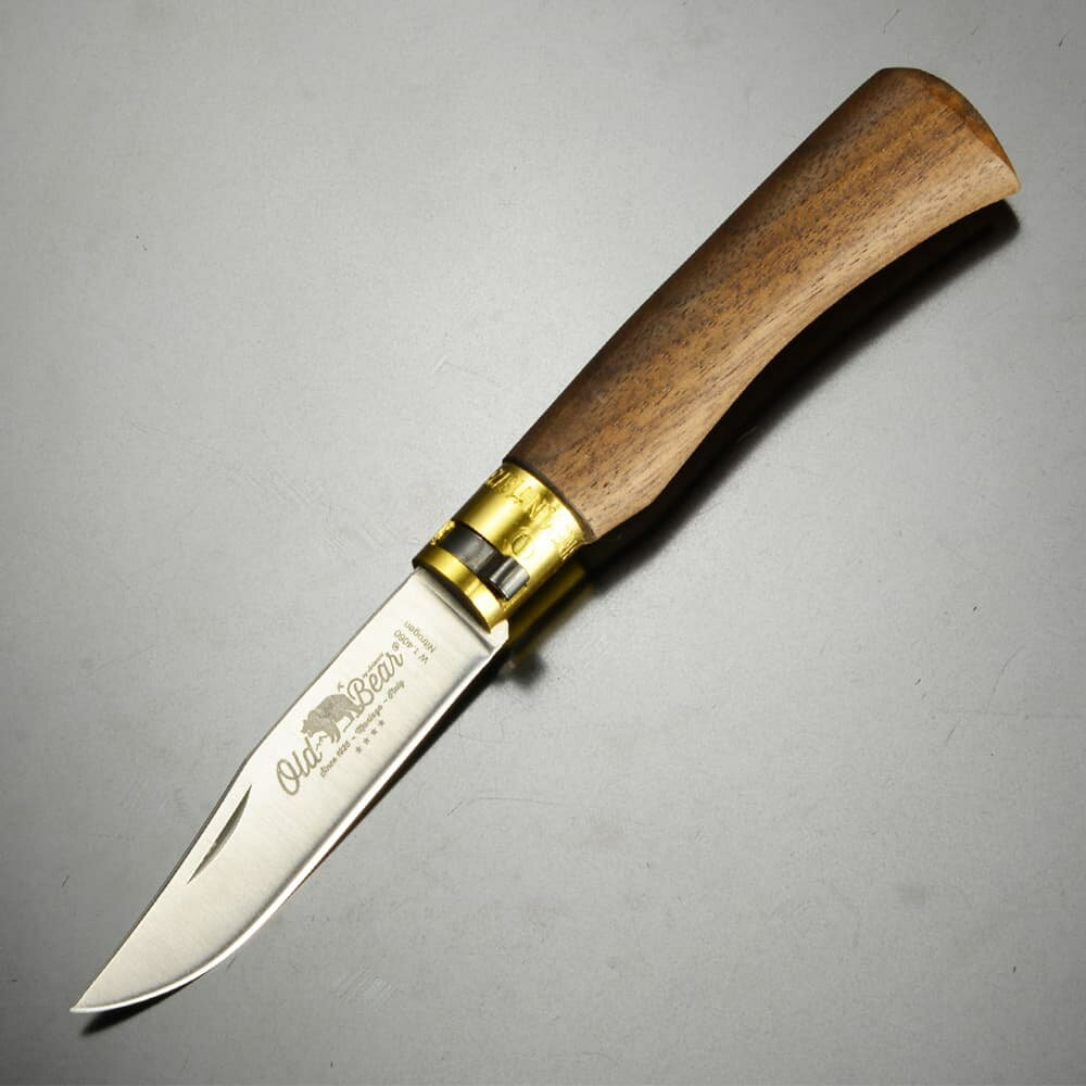 Antonini Knives 折りたたみナイフ Old Bear クラシカル AMERICAN WALNUT ステンレ...