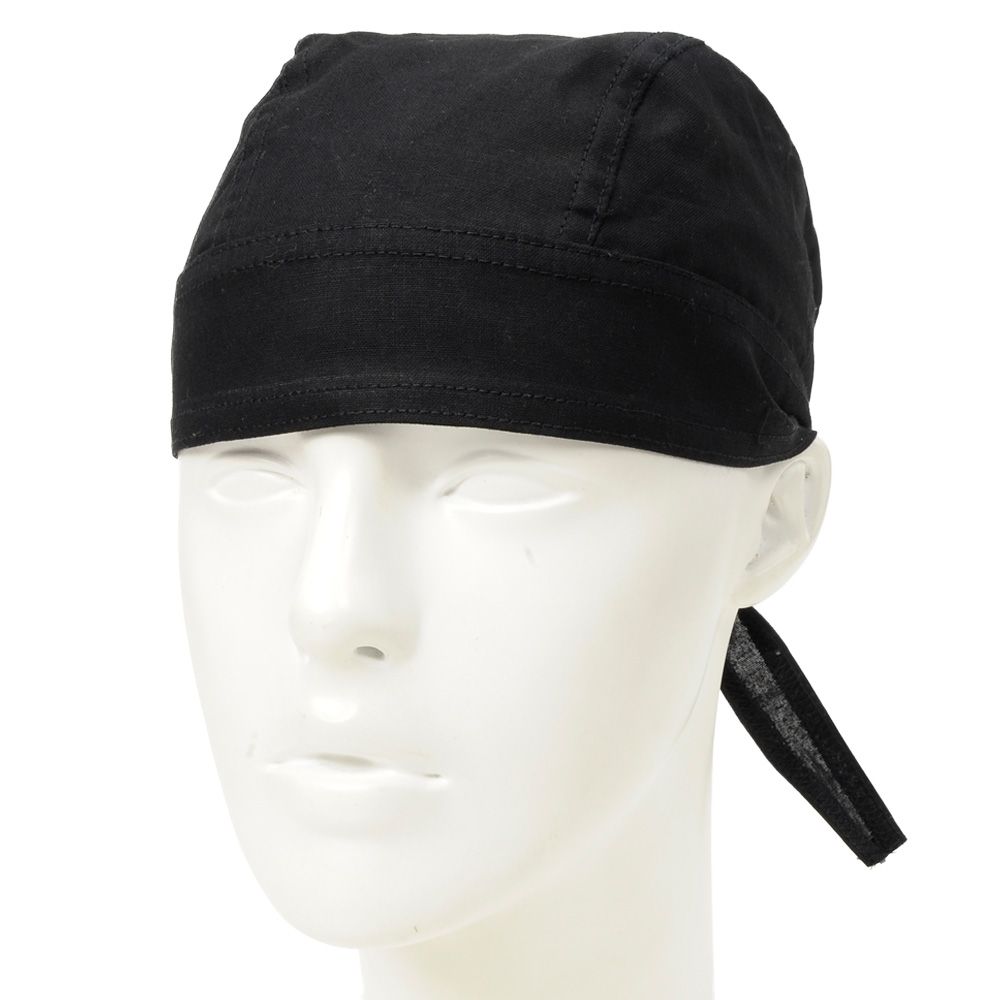 ROTHCO ヘッドラップ フリーサイズ コットン [ ブラック ] ミリタリーバンダナ バンダナキャップ 布キャップ 布帽子 バンダナ帽子