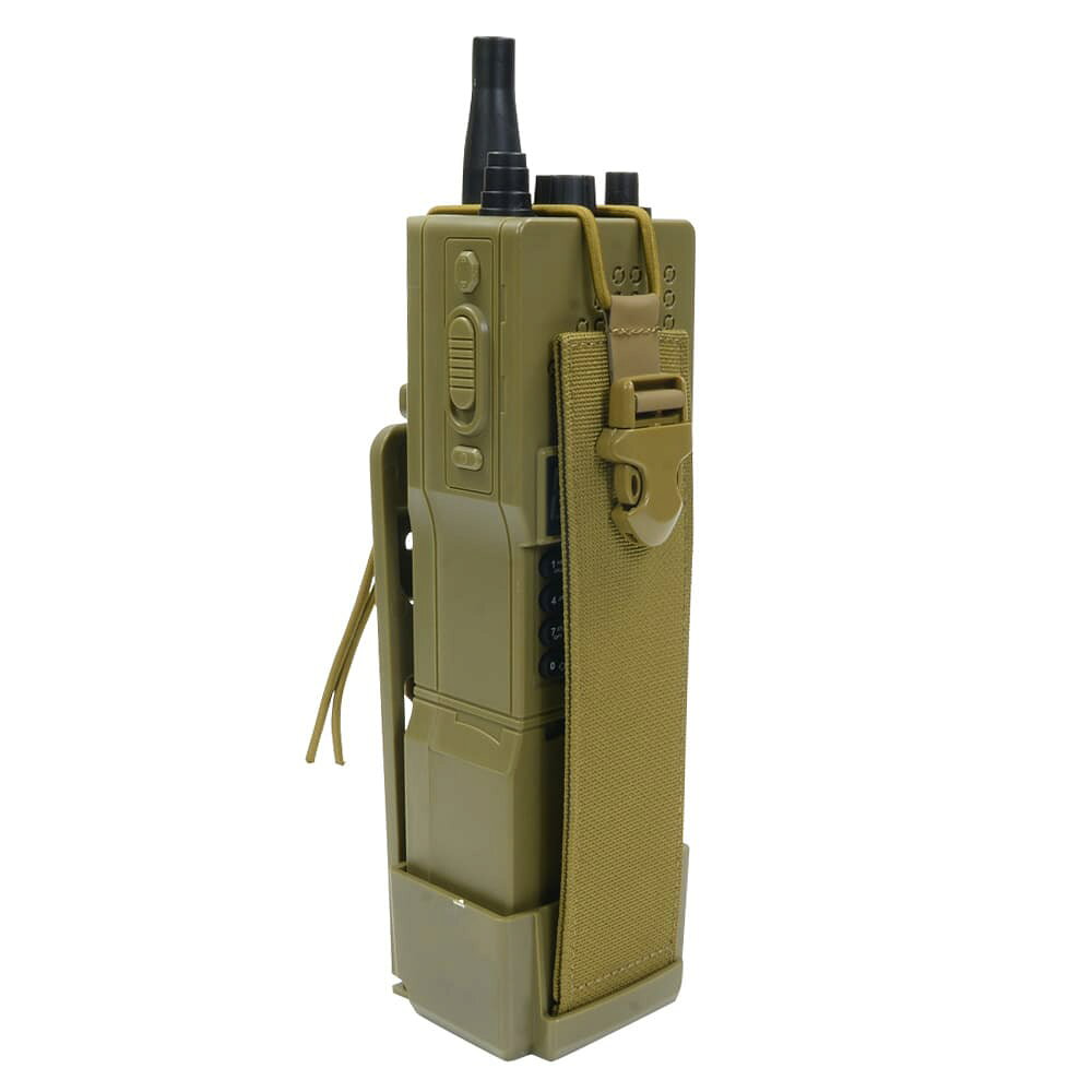 ミリタリーショップ レプマートのWoSporT 電動BBローダー PRC-152 RADIO MODEL 給弾数カウント機能 ポーチ付き LO-01 [ タン ] 電動マガジンローダー 自動BBローダー 無線機型 ドレスアップアイテム 装備品 BB弾ローダー BBリローダー BBローダー BBスピードローダー 弾込め器 弾込めツール BBチャージャー｜アングル2