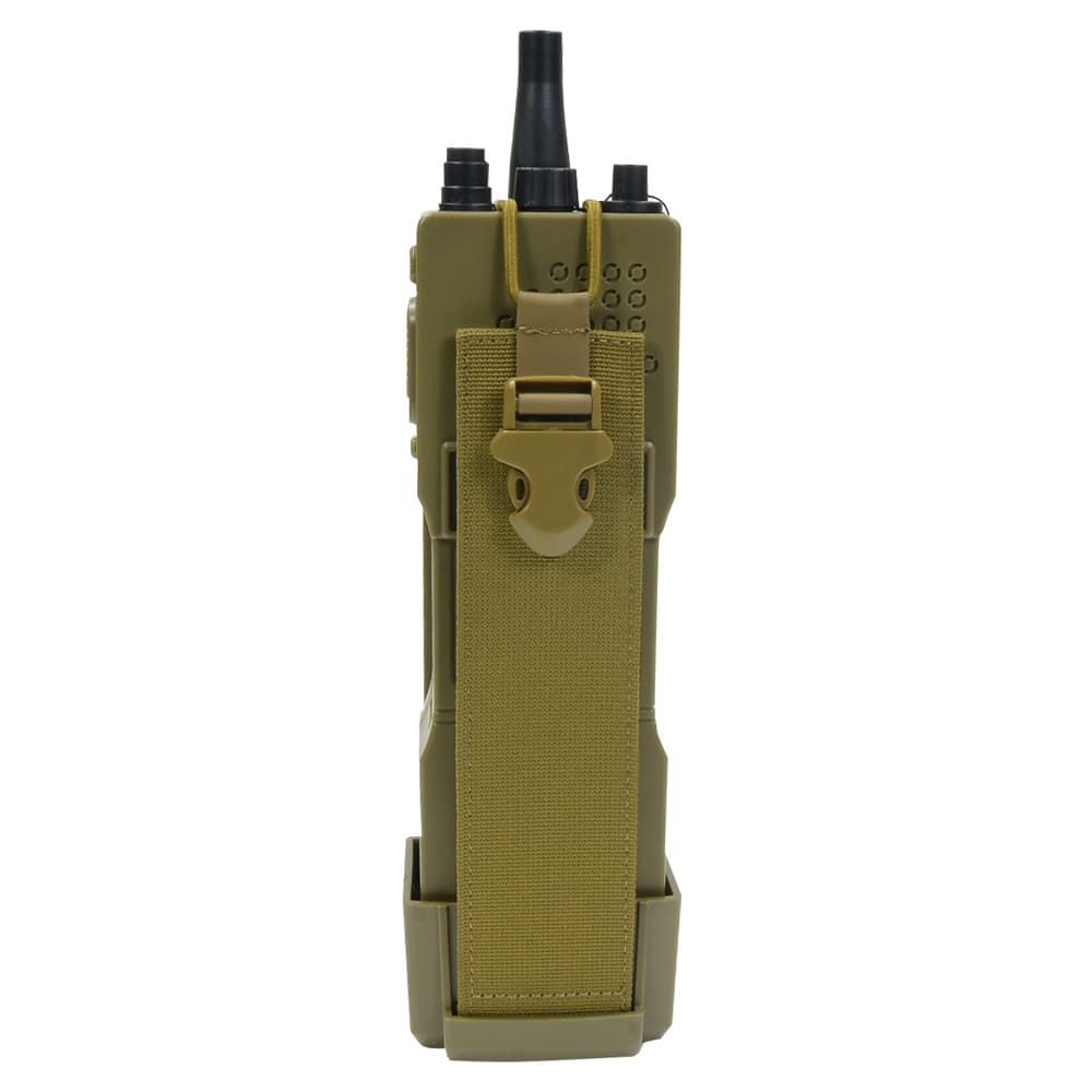 ミリタリーショップ レプマートのWoSporT 電動BBローダー PRC-152 RADIO MODEL 給弾数カウント機能 ポーチ付き LO-01 [ タン ] 電動マガジンローダー 自動BBローダー 無線機型 ドレスアップアイテム 装備品 BB弾ローダー BBリローダー BBローダー BBスピードローダー 弾込め器 弾込めツール BBチャージャー｜アングル3
