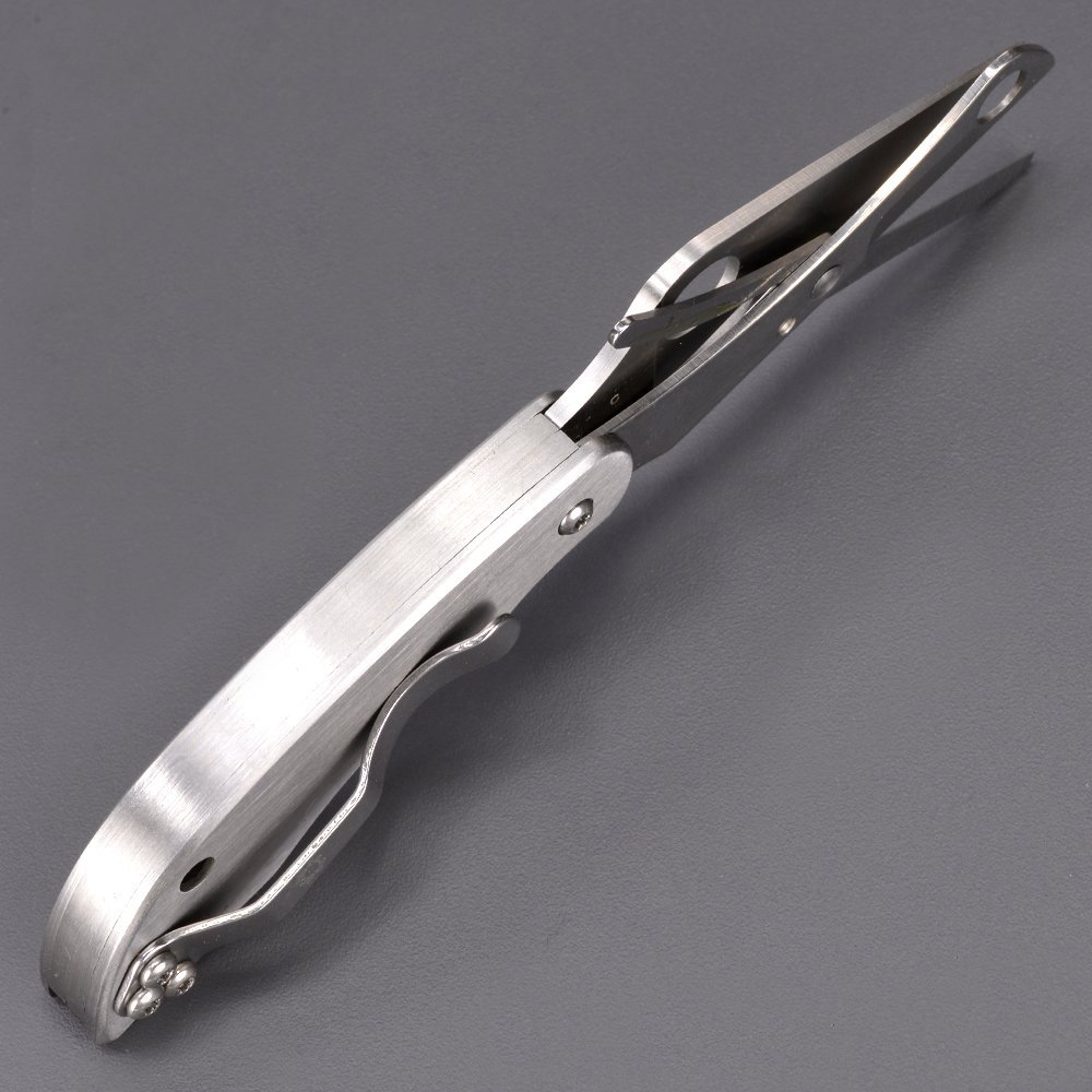 ミリタリーショップ レプマートのSPYDERCO 折りたたみナイフ C169P クリッピツール シザーズ 折り畳みナイフ フォルダー フォールディングナイフ ホールディングナイフ 折り畳み式ナイフ 折りたたみ式ナイフ 折畳ナイフ 折畳みナイフ 折畳式ナイフ 折込ナイフ 折込みナイフ｜アングル3