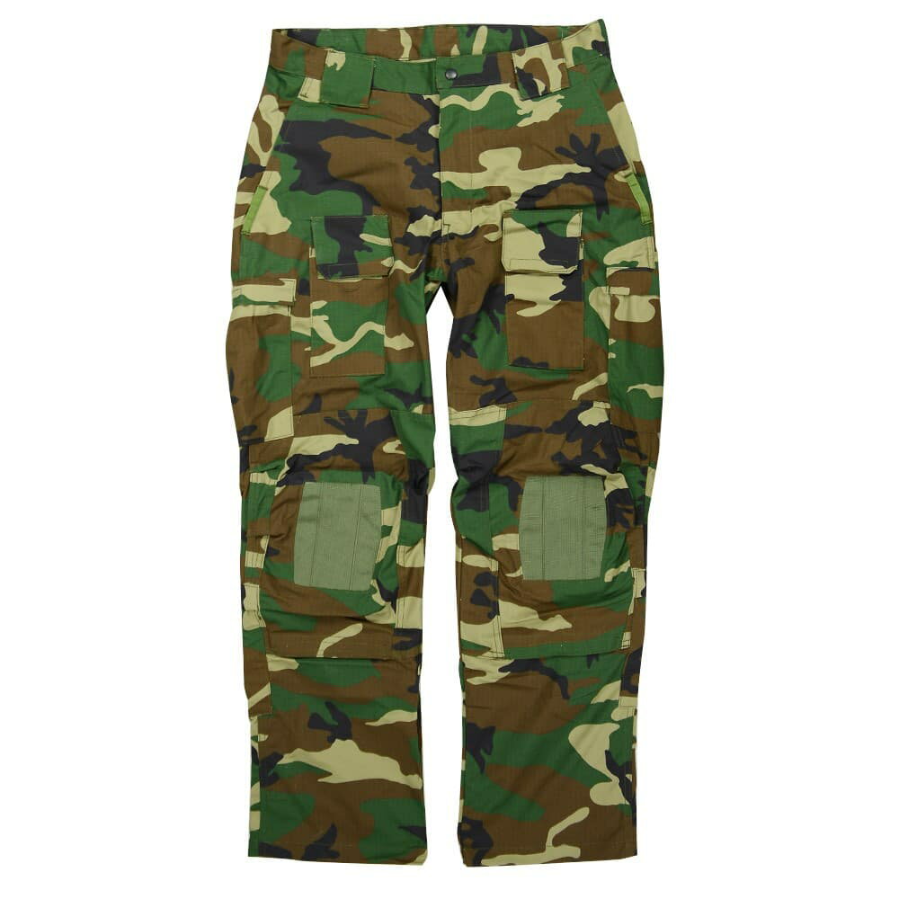 LBX Tactical コンバットパンツ LBX-0085A リップストップ生地 Woodland [ Mサイズ ] エルビーエックスタクティカル BDUパンツ 戦闘用パンツ 軍服 バトルユニフォーム ミリタリーパンツ 軍パン 迷彩服 迷彩パンツ