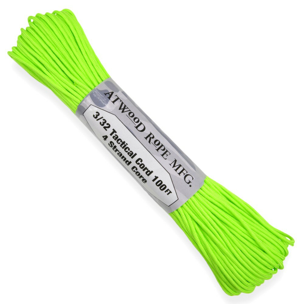 ATWOOD ROPE ^NeBJR[h 30m lIO[ AgEbh[v R [v CЂ CR neon green  ΐF iCR[h Ђ